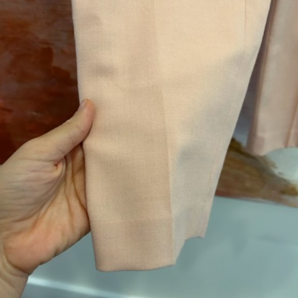 Pale pink Club Monaco wool-blend trousers - Picture 2 of 3